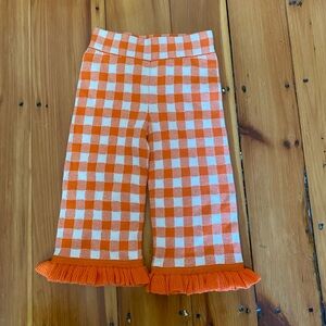 Misha and Puff Knitted Pedal Pusher Ruffle Pants